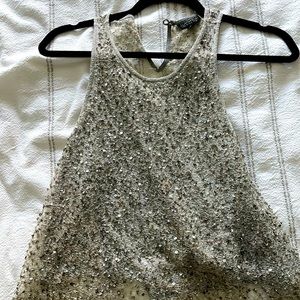 Topshop Sz 6 Sequin top